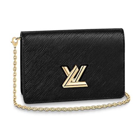 louis vuitton twist chain wallet black|Louis Vuitton chain wallet felicie.